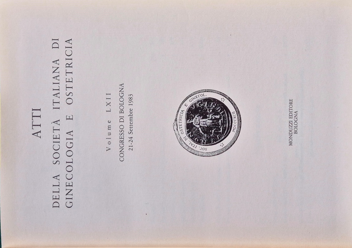 Atti della Società italiana di ginecologia e ostetricia - Vol. …