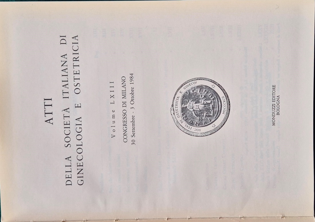 Atti della Società italiana di ginecologia e ostetricia - Vol. …