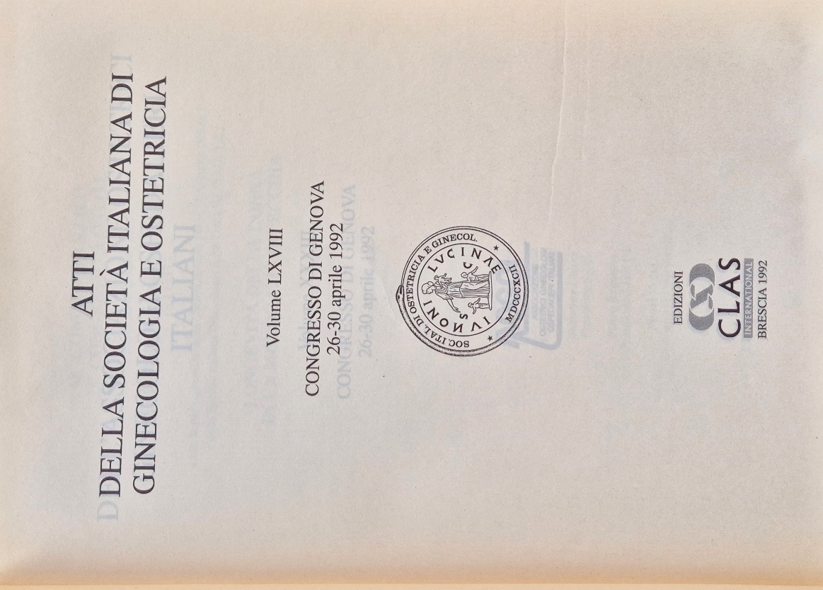 Atti della Società italiana di ginecologia e ostetricia - Vol. …