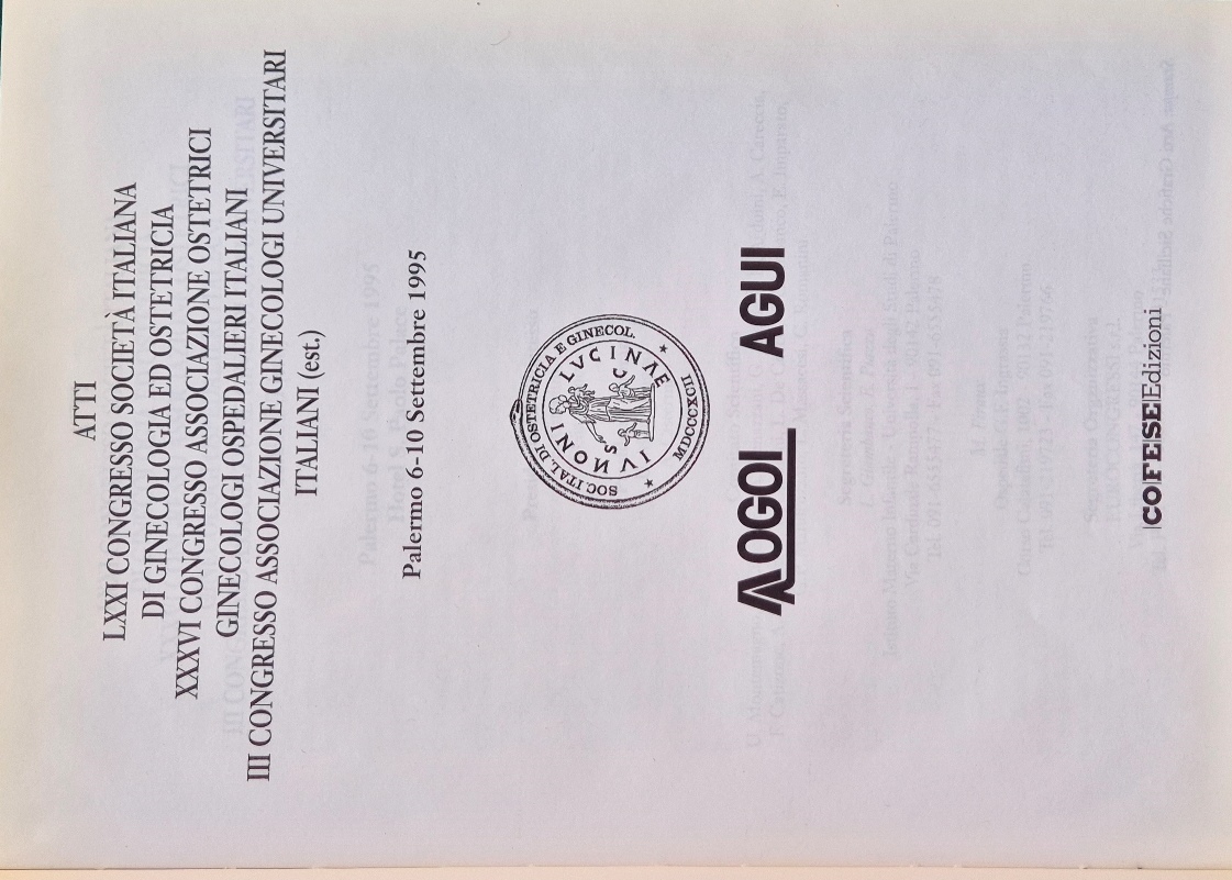 Atti LXXI Congresso Società italiana di ginecologia e ostetricia