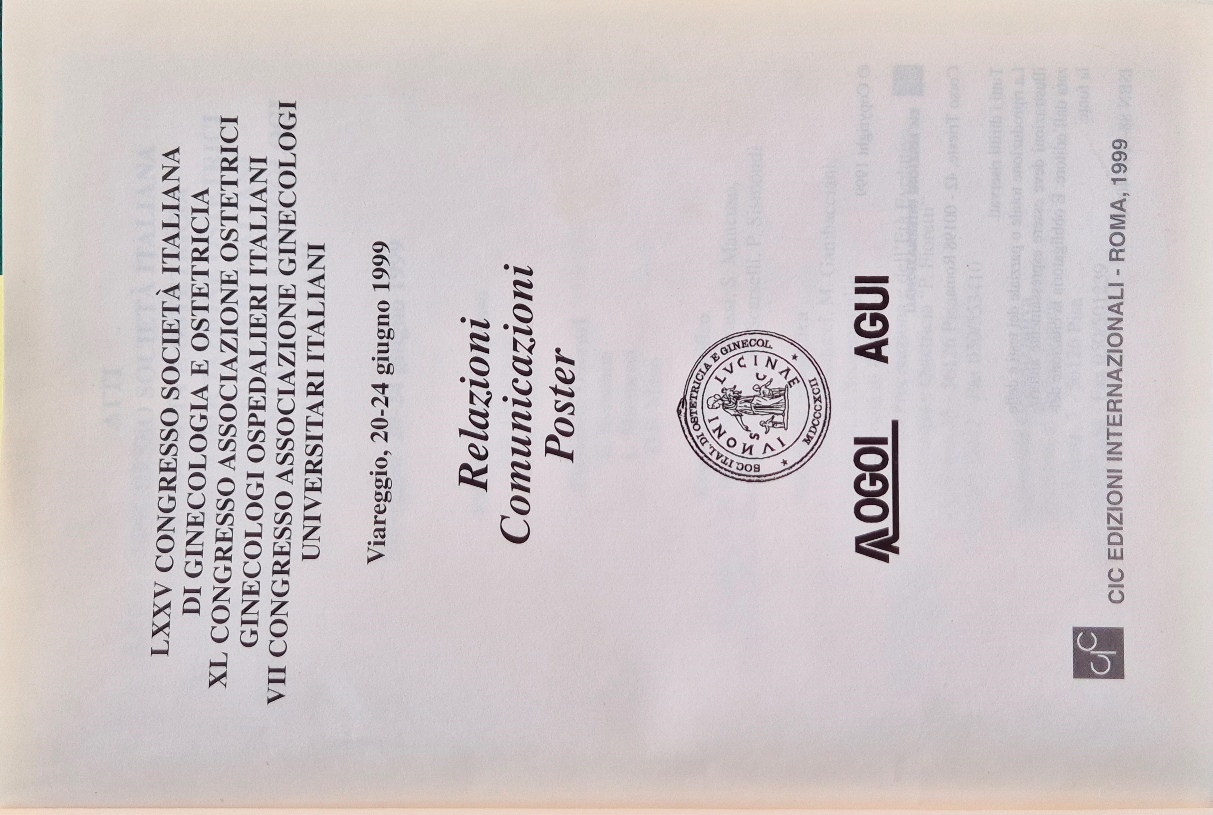 Atti LXXV Congresso Società italiana di ginecologia e ostetricia