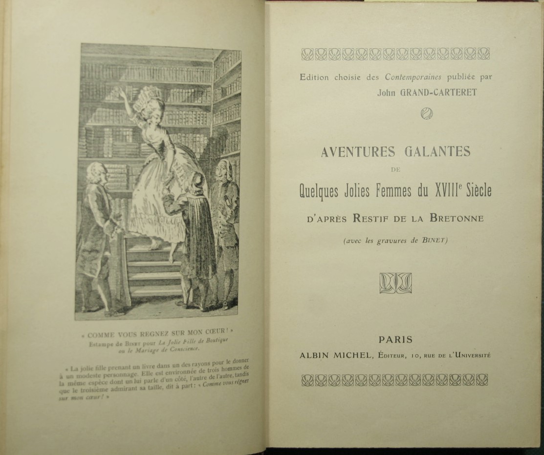Aventures galantes de quelques jolie femmes du XVIII siecle