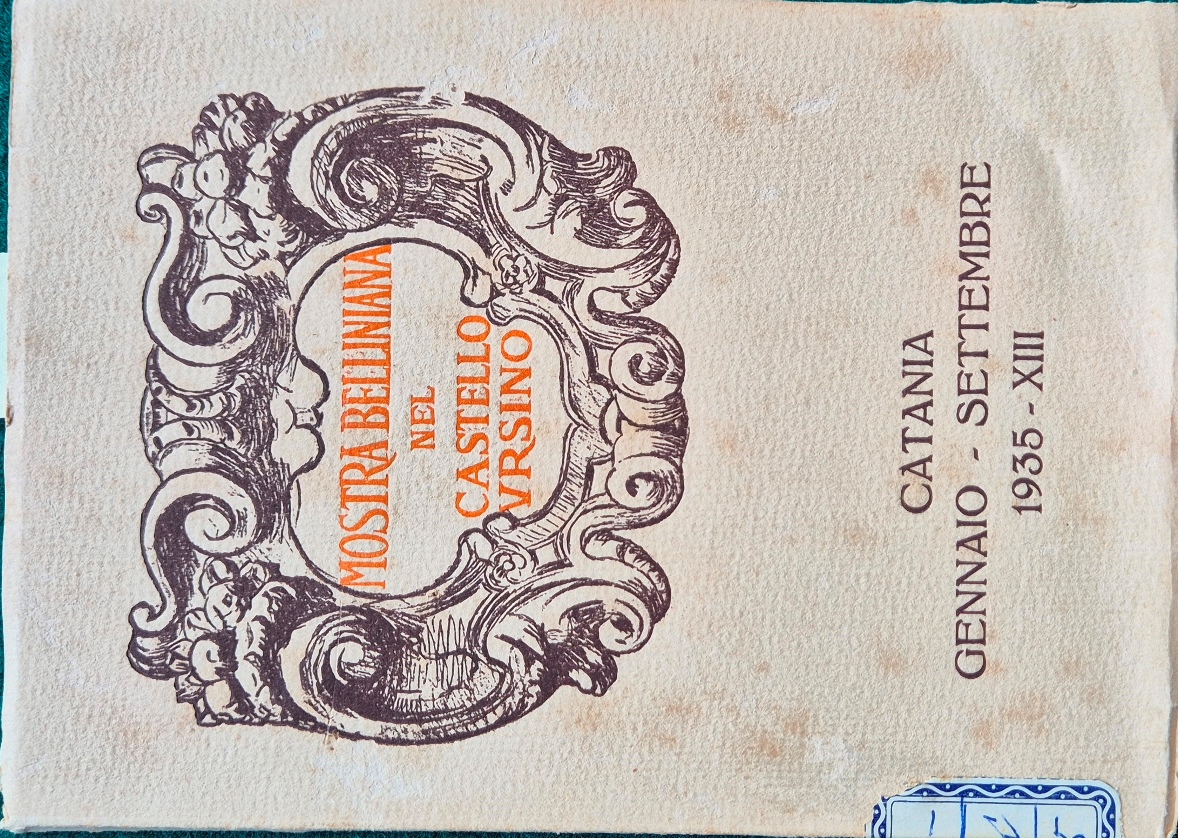 Catalogo della mostra belliniana nel Castello Ursino