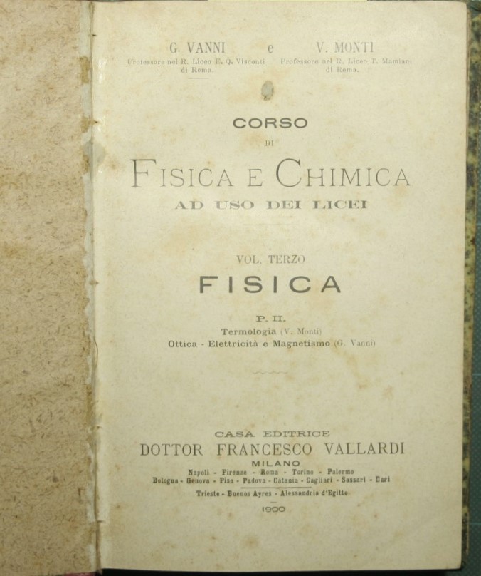 Corso di fisica e chimica - Vol. III Fisica P. …