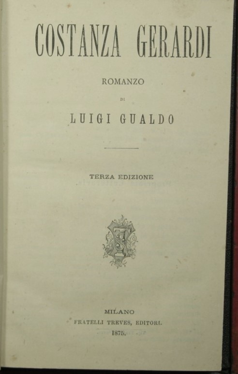 Costanza Gerardi; Il bacio della contessa Savina