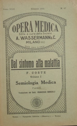 Dal sintomo alla malattia. Parte I