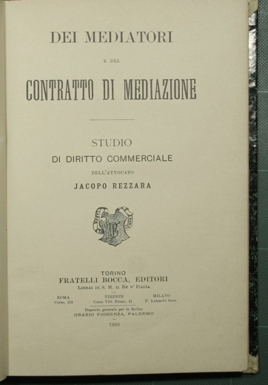 Dei mediatori e del contratto di mediazione