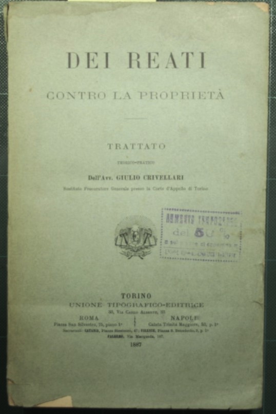 Dei reati contro la proprietà