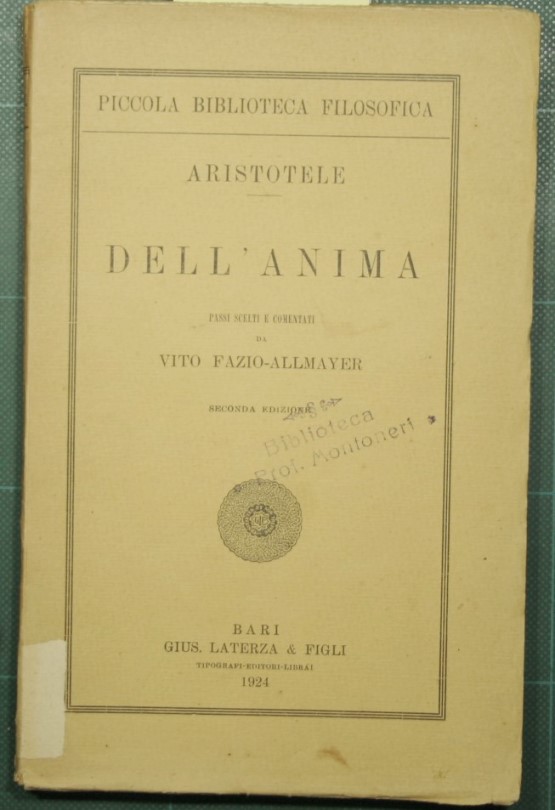 Dell'anima