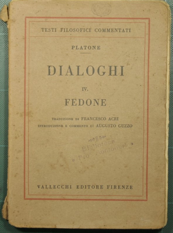 Dialoghi - IV Fedone