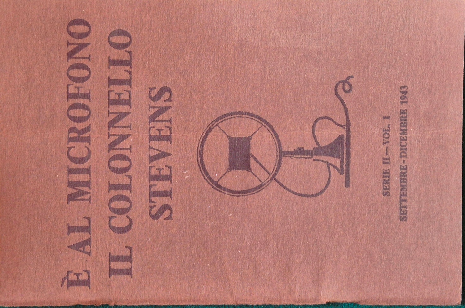 È al Microfono il Colonnello Stevens