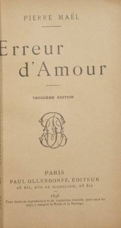 Erreur d'amour