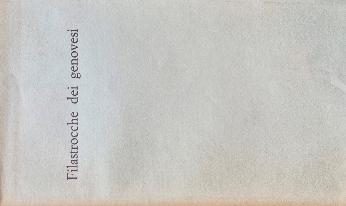 Filastrocche dei genovesi