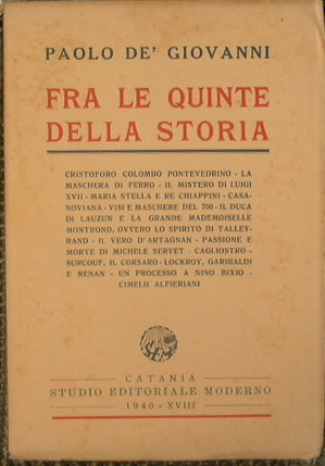 Fra le quinte della storia