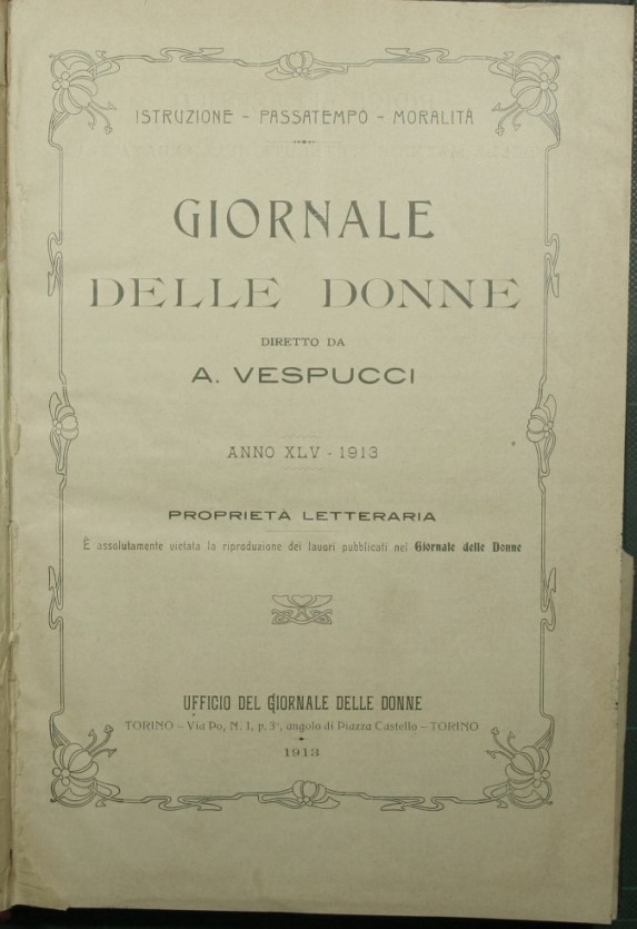 Giornale delle donne - Anno XLV - 1913