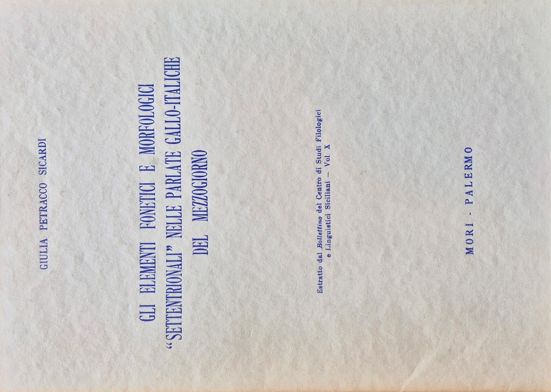 Gli elementi fonetici e morfologici 'settentrionali' nelle parlate gallo-italiche del …