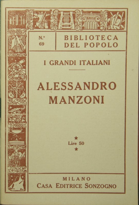 I grandi italiani. Alessandro Manzoni