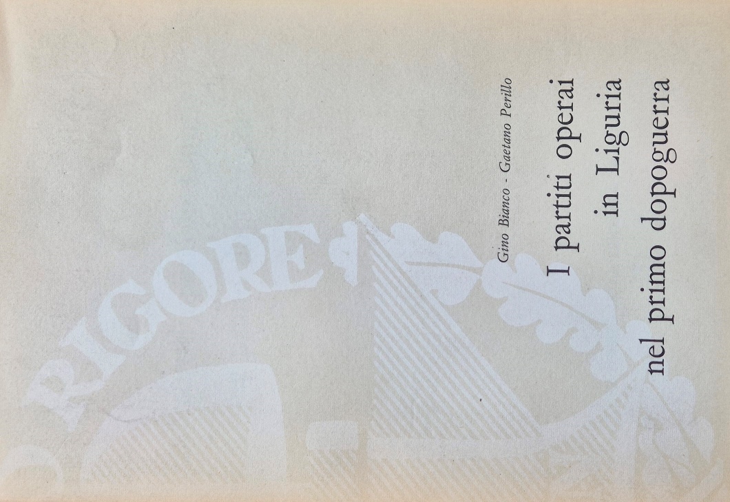 I partiti operai in Liguria nel primo dopoguerra