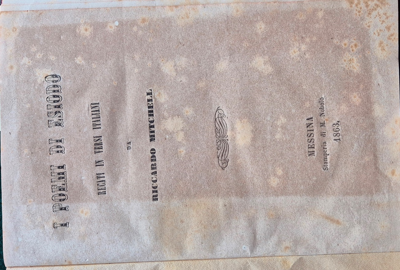 I poemi di Esiodo recati in versi italiani