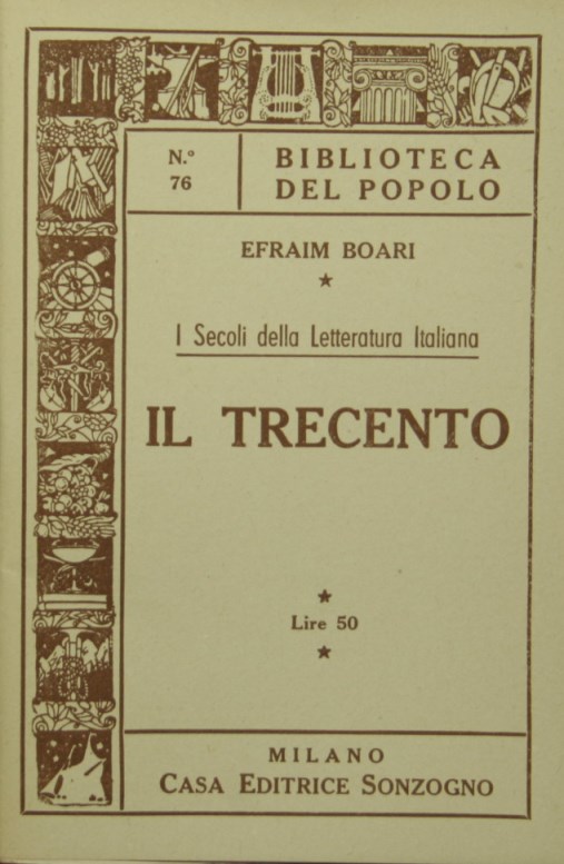 I Secoli della letteratura italiana. Il Trecento