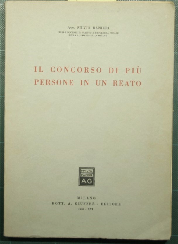 Il concorso di più persone in un reato