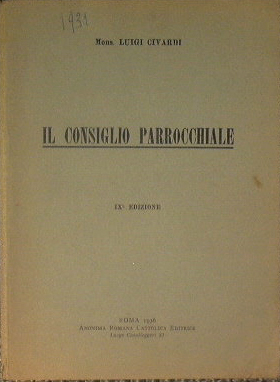 Il consiglio parrocchiale