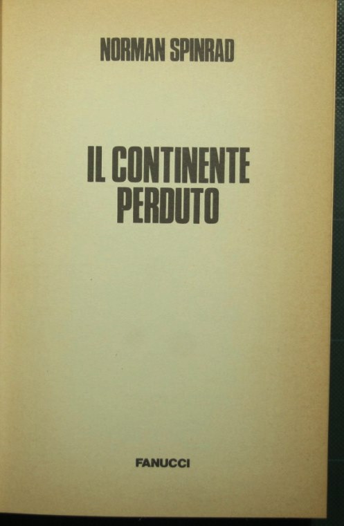 Il continente perduto