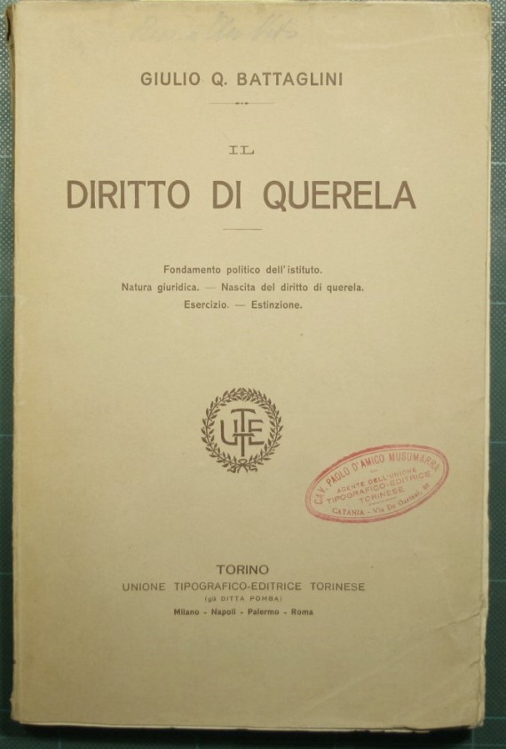 Il diritto di querela