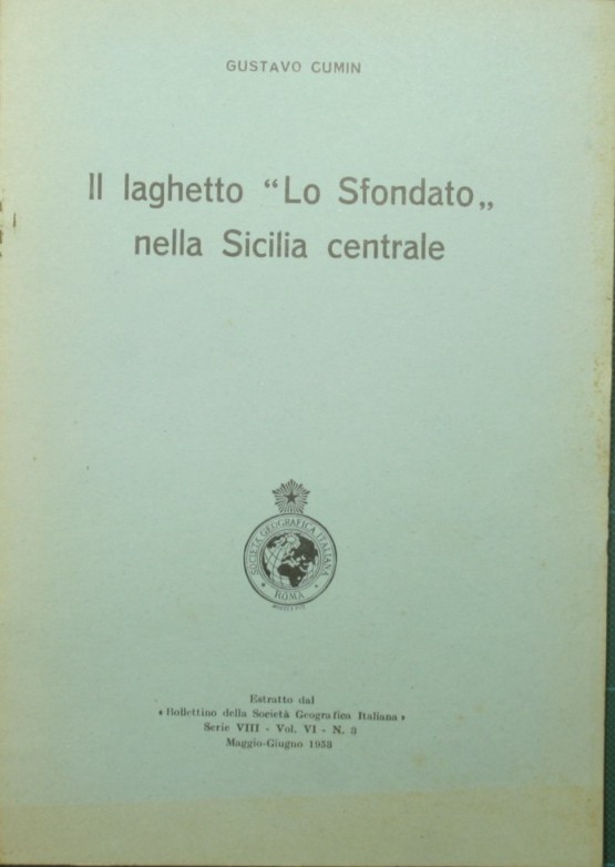 Il laghetto Lo Sfondato nella Sicilia centrale