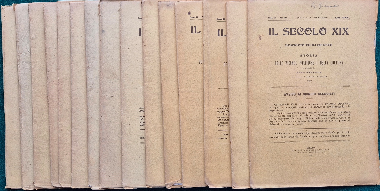 Il secolo XIX descritto e illustrato - 1903 - Nn. …