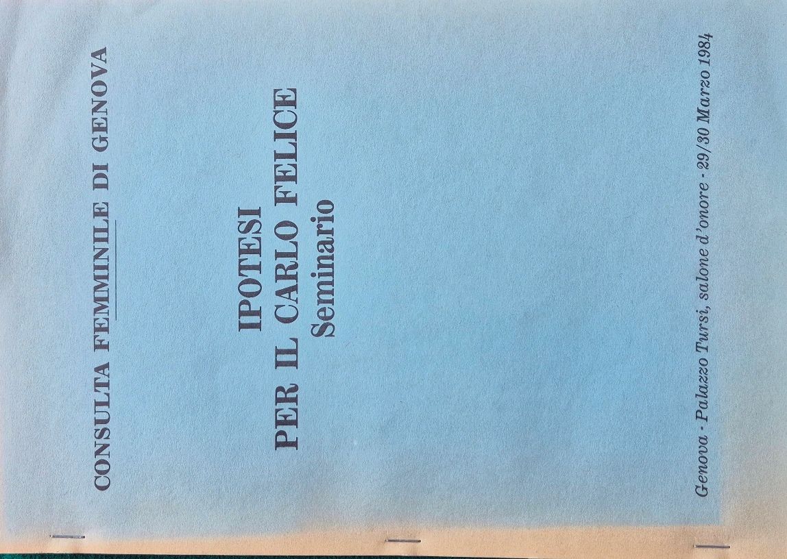 Ipotesi per il Carlo Felice