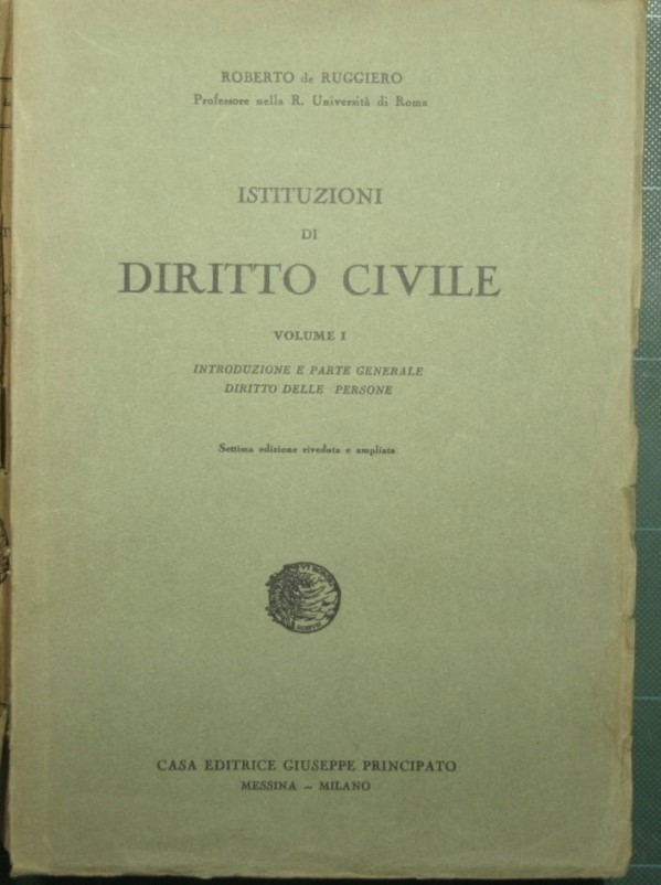 Istituzioni di diritto civile