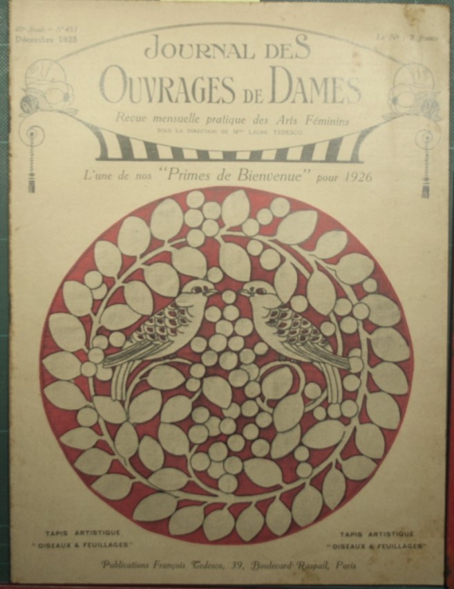 Journal des ouvrages de dames - Decembre 1925