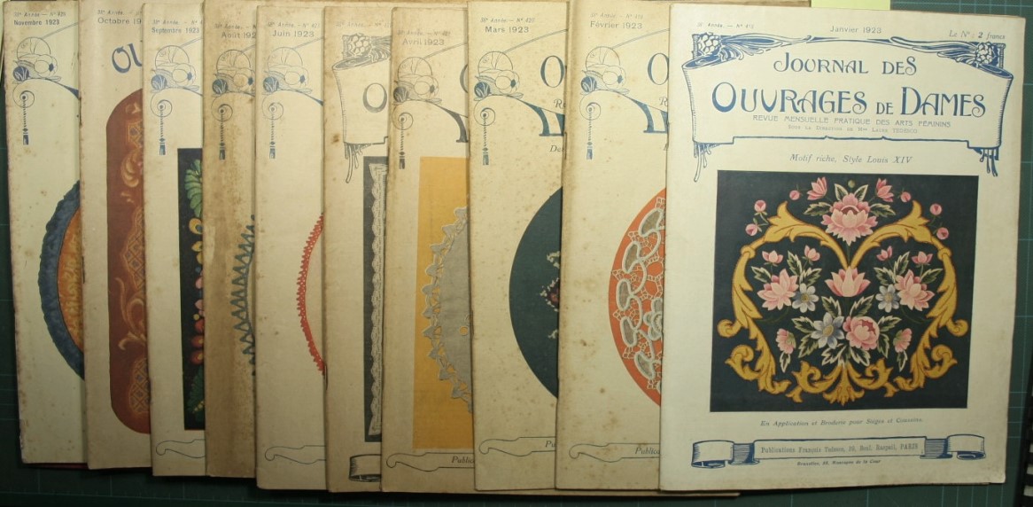 Journal des ouvrages de dames - Janvier/Novembre 1923