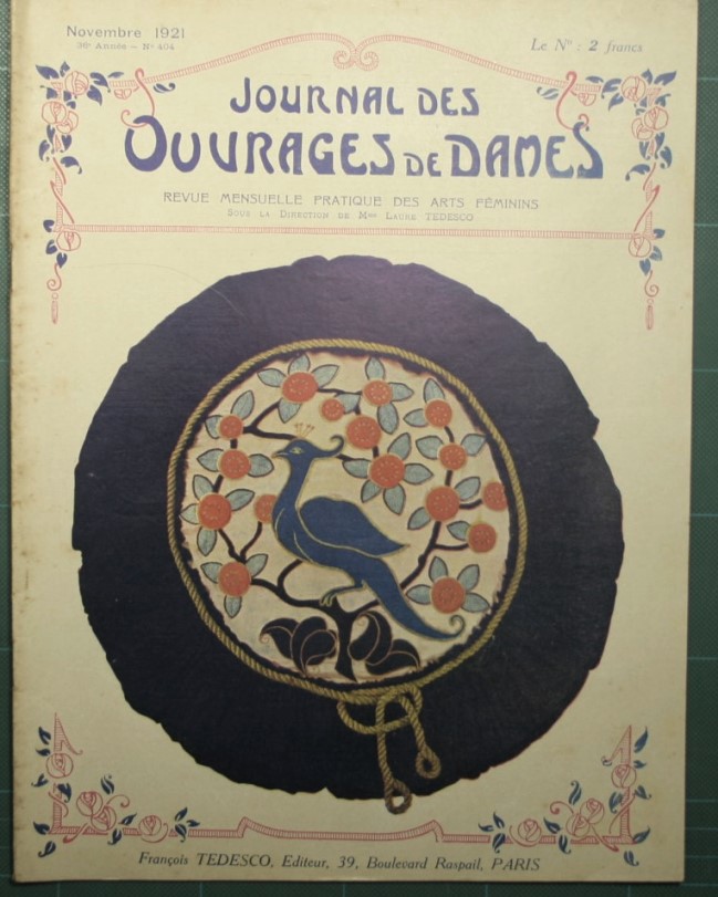 Journal des ouvrages de dames - Novembre 1921