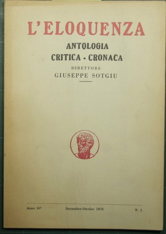 L'eloquenza - Anno 60 - Settembre-Ottobre 1970 - N. 5
