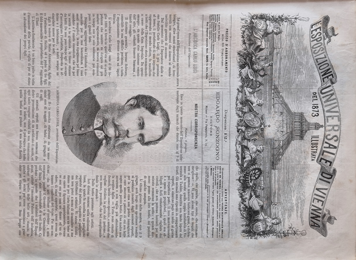 L'Esposizione Universale di Vienna del 1873 illustrata - Dispensa n.12