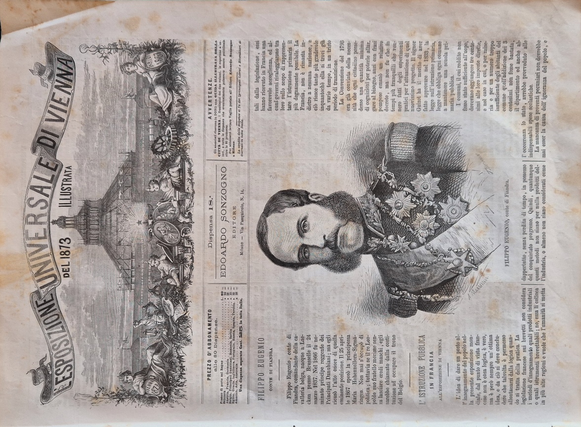 L'Esposizione Universale di Vienna del 1873 illustrata - Dispensa n.18