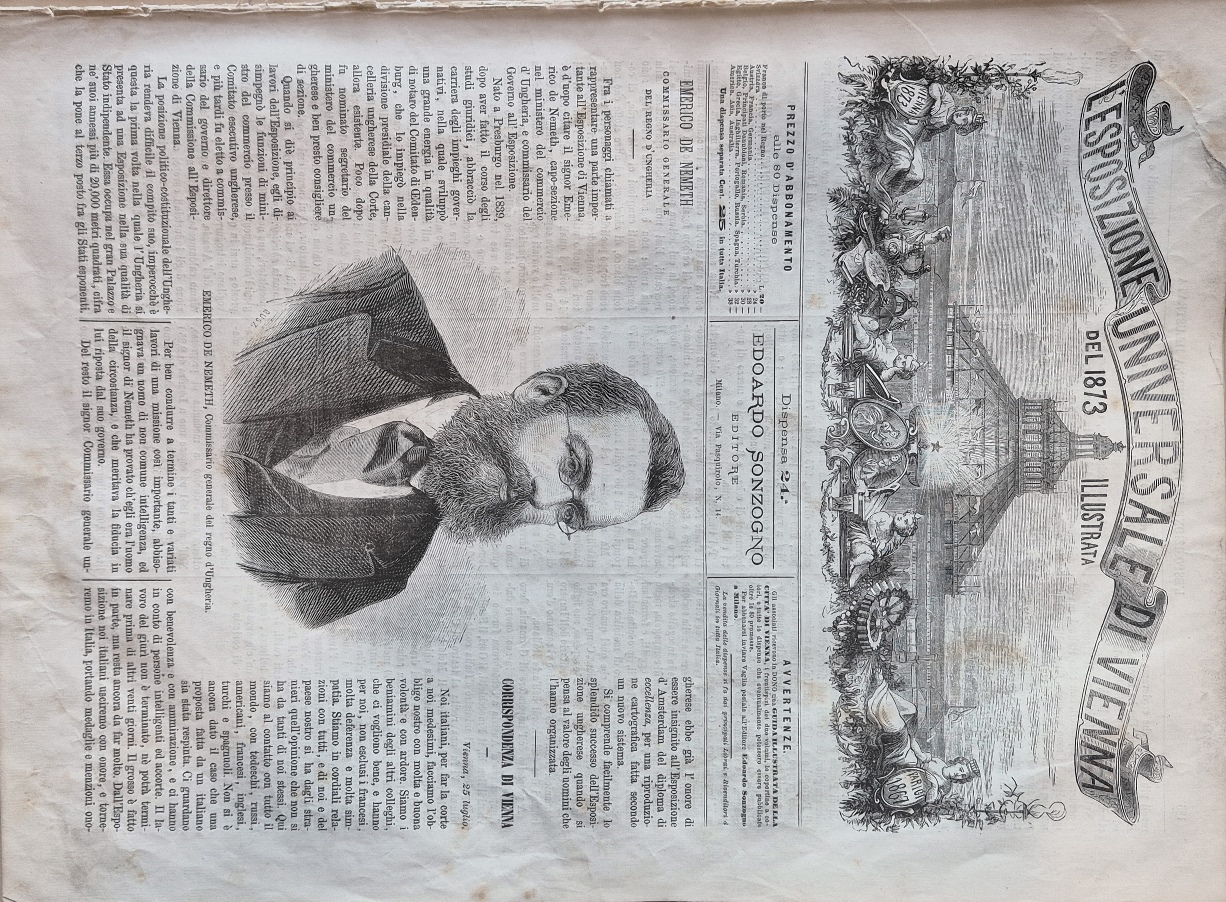 L'Esposizione Universale di Vienna del 1873 illustrata - Dispensa n.24