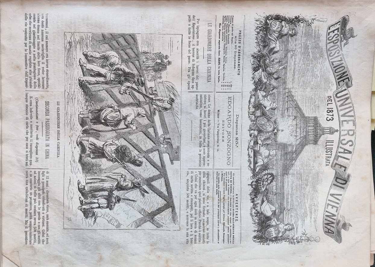 L'Esposizione Universale di Vienna del 1873 illustrata - Dispensa n.25