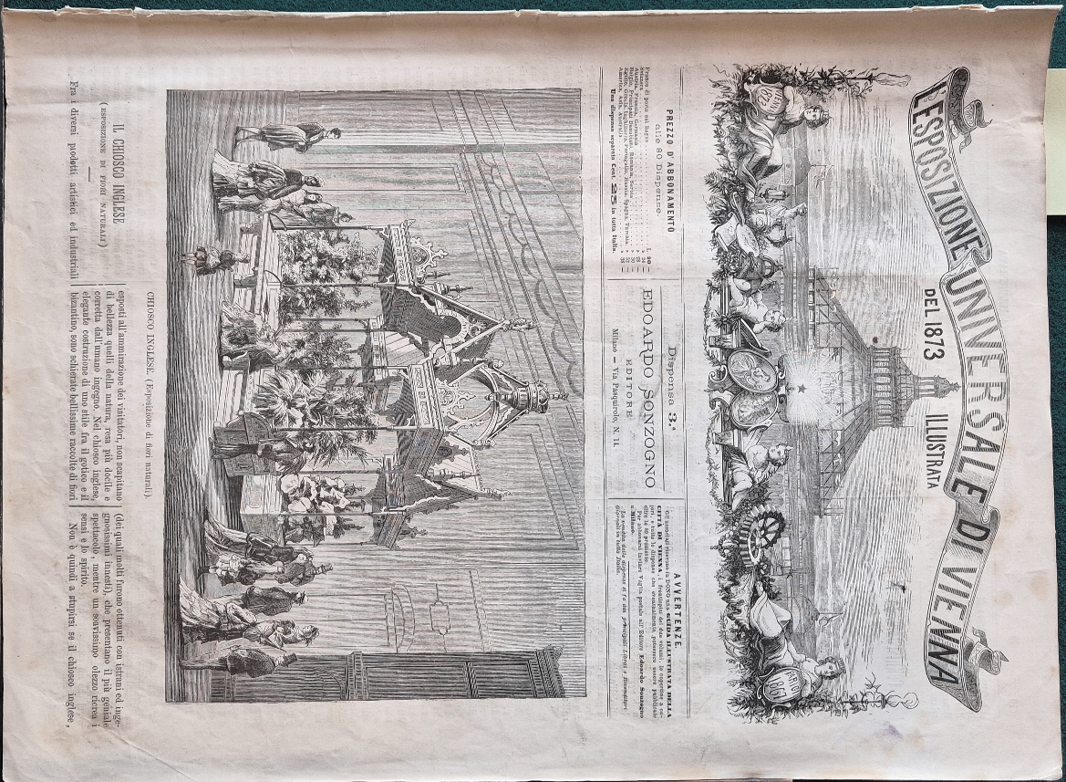 L'Esposizione Universale di Vienna del 1873 illustrata - Dispensa n.3