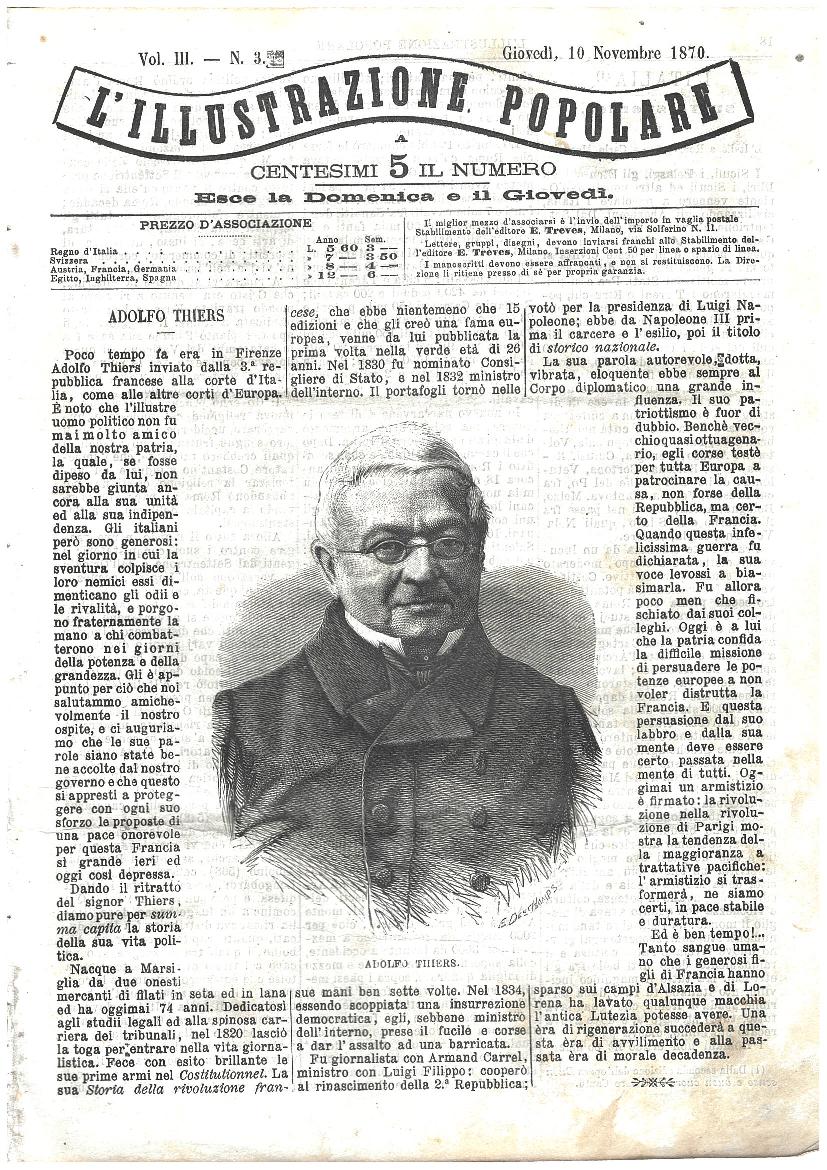 L'illustrazione popolare - 10 Novembre 1870