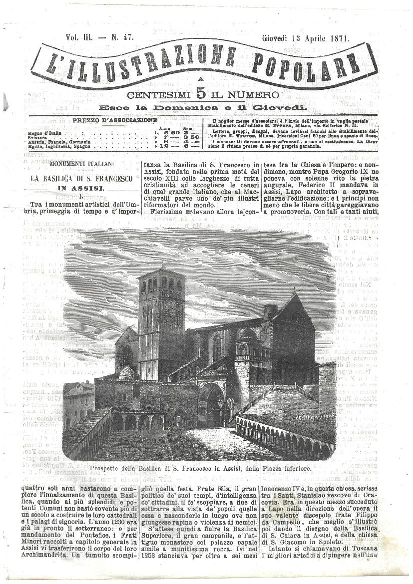 L'illustrazione popolare - 13 Aprile 1871