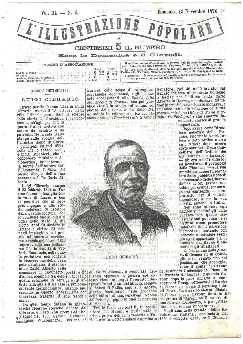 L'illustrazione popolare - 13 Novembre 1870