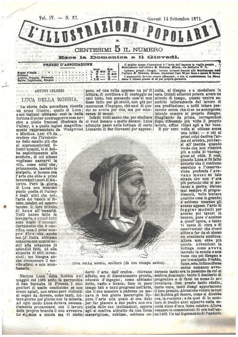 L'illustrazione popolare - 14 Settembre 1871