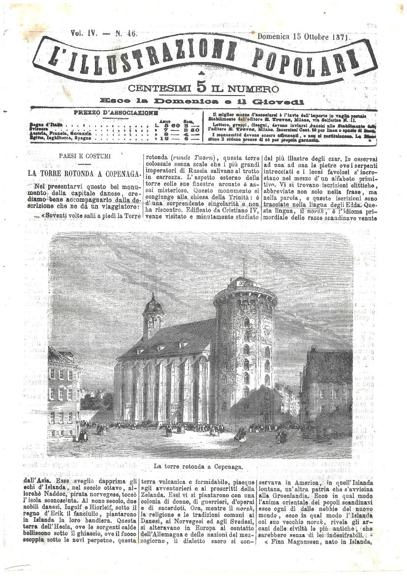 L'illustrazione popolare - 15 Ottobre 1871
