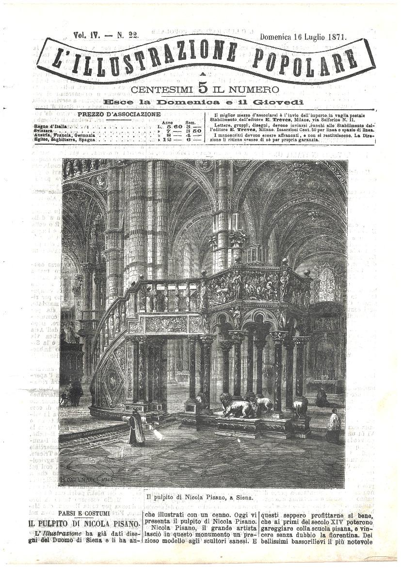 L'illustrazione popolare - 16 Luglio 1871