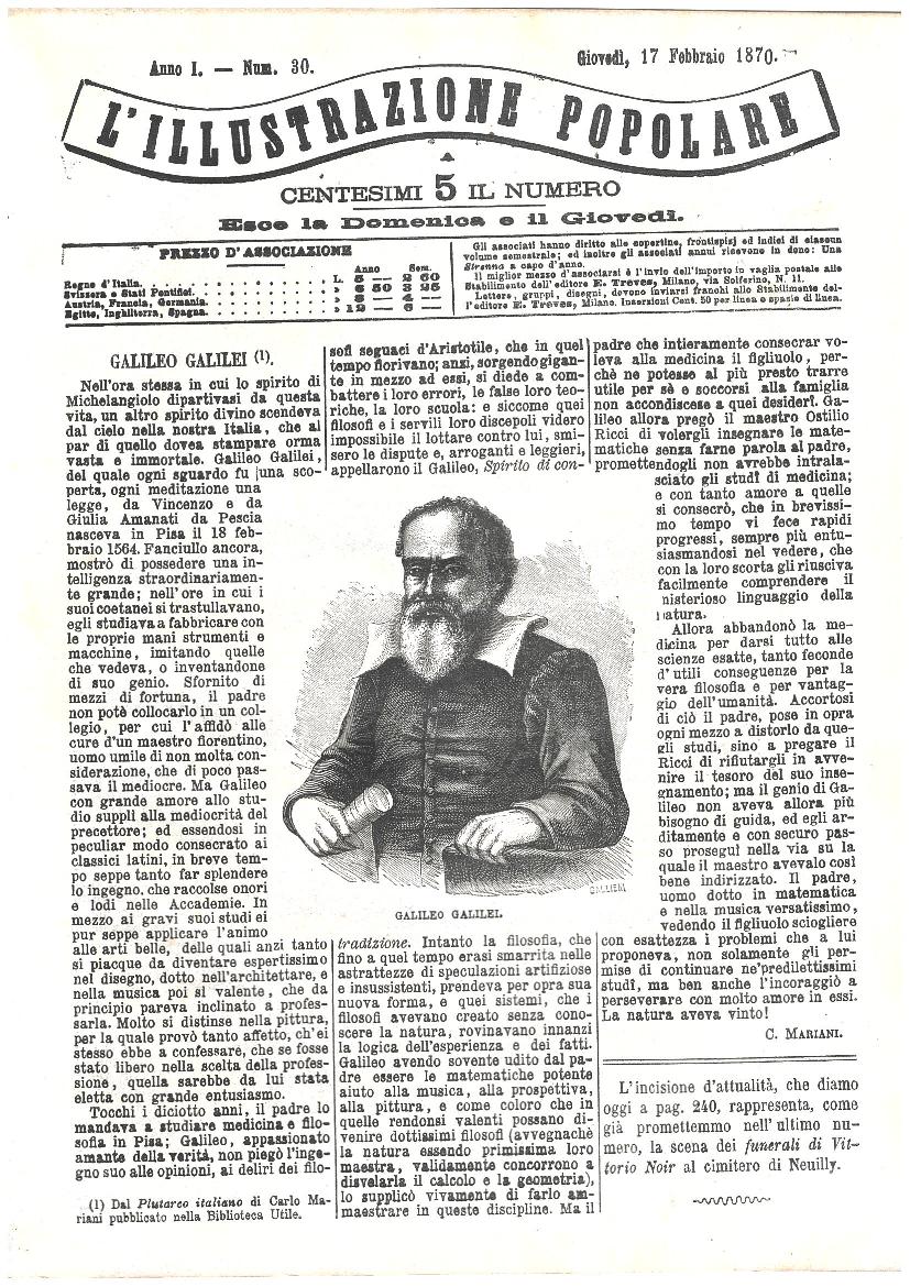 L'illustrazione popolare - 17 Febbraio 1870