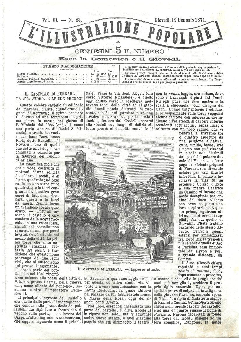 L'illustrazione popolare - 19 Gennaio 1871