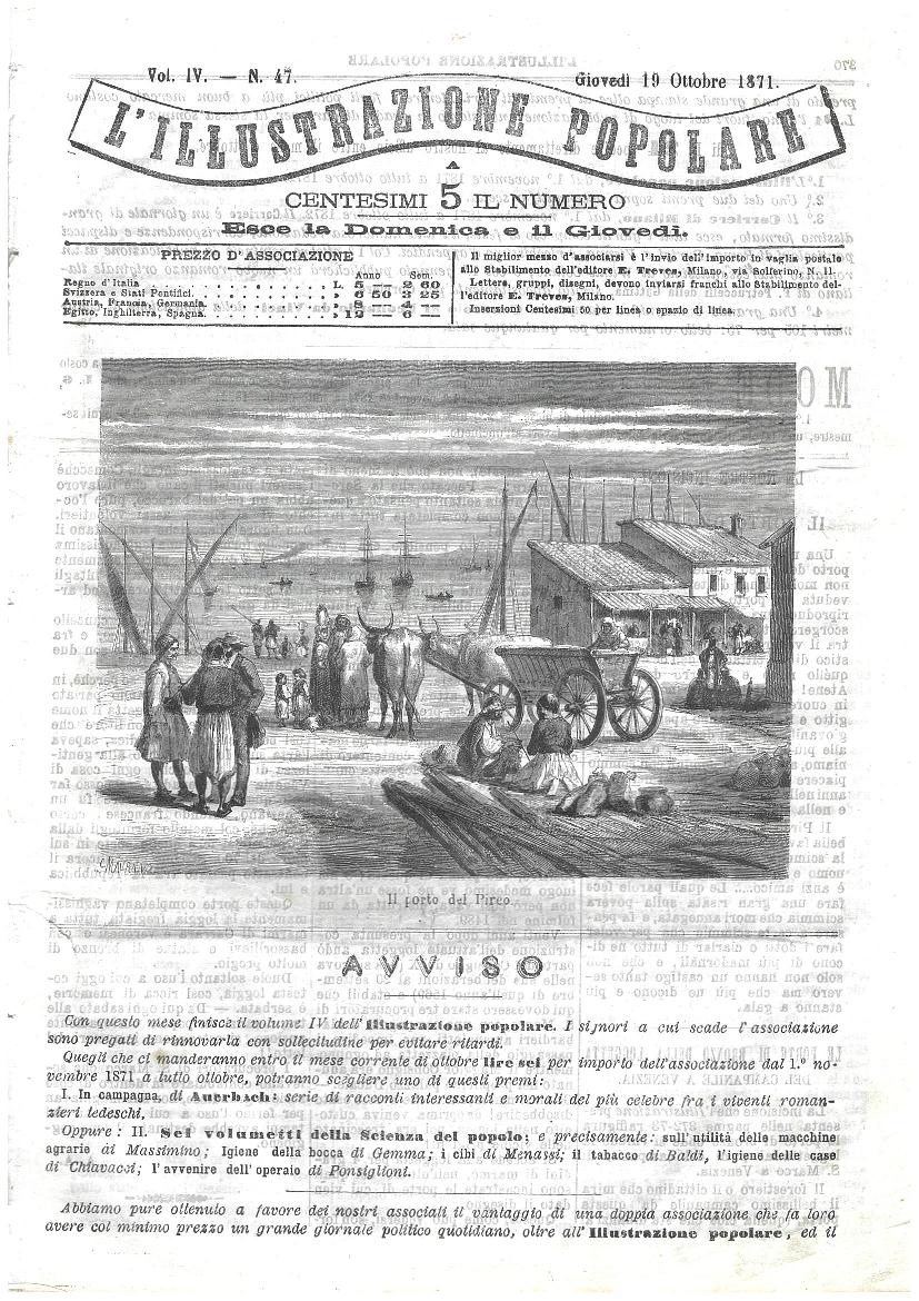 L'illustrazione popolare - 19 Ottobre 1871